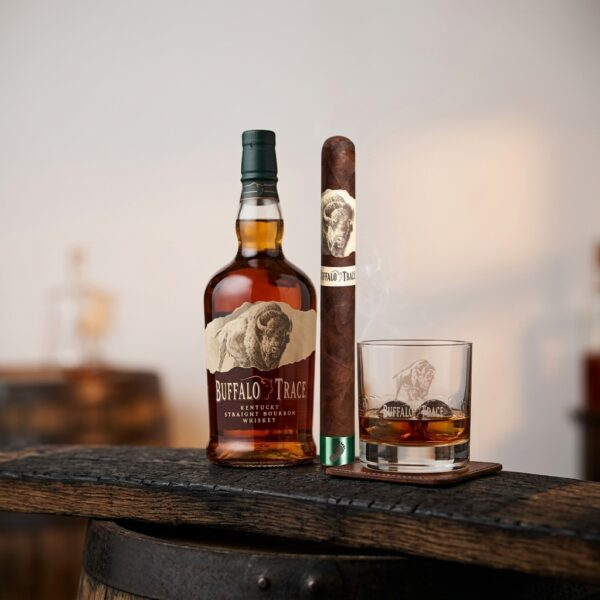 Buffalo Trace Bourbon Churchill Cigar Gift Set Buffalo Trace Bourbon Churchill Cigar Gift Set